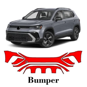 Front bumper PreCut PPF Paint Protection Film For Volkswagen Taos 2022-2025 - Picture 1 of 7