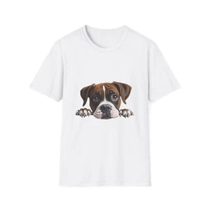 Adorabile boxer cane t-shirt, regalo amante dei cani, maglietta animale, camicia simpatica per animali domestici, unisex - Foto 1 di 24