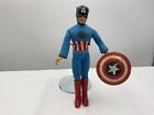 Vintage 1974 Mego Captain America Action Figure All Origina