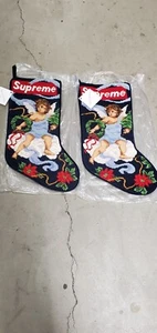 Supreme x Sferra Christmas Stocking FW20 Handstitched 100% Authentic X2 - Picture 1 of 1