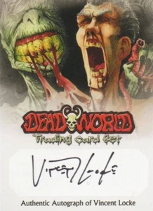Tarjeta Z con autógrafo de Vincent Locke SDCC de Deadworld: San Diego SDCC - Imagen 1 de 1