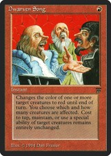 Dwarven Song Legends PLD Red Uncommon MAGIC THE GATHERING MTG CARD ABUGames
