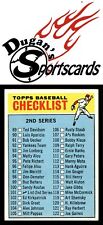 1966 Topps #517b 7th Series Checklist: 507-598 #529 is "W. Sox Rookies