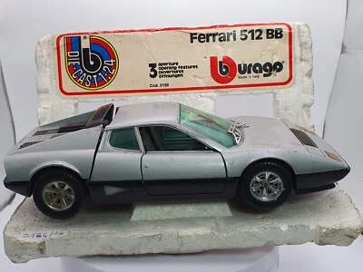 Ferrari 512 BB Burago 1/24 Argento - Immagine 1 di 4