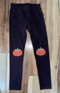 Gymboree Fall pumpkin leggings. Girls size 7 EUC. Gymboree pumpkin hair clips! - Picture 1 of 3