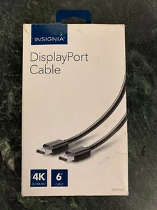 Open-Box Excellent: Insignia- 6' 4K Ultra HD DisplayPort Cable -Ships Free- - Picture 1 of 1