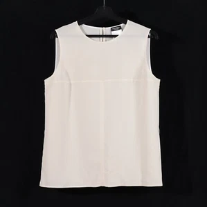 Chanel Ivory Sleeveless Blouse Size FR42 - Picture 1 of 15