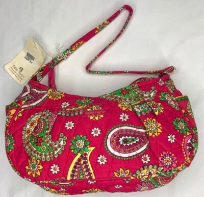Bolsa pequena acolchoada Bella Taylor JESSY "Jazzberry" 9,75"x 3,25x 5,50" ~Nova com etiquetas - Imagem 1 de 4