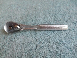 VINTAGE Craftsman 1/4" Drive 5" Cricchetto -V- 43186 Sgancio Rapido Made in USA - Foto 1 di 10