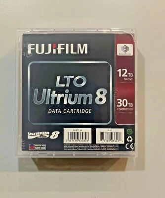 FUJI LTO-8 Tape Cartridge Ultrium Storage Backup Tape #16551221 / NEW - Image 1 of 2