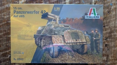 ITALERI 1:35 KIT SEMICINGOLATO 15 cm LANZABARROS 42 EN sWS ART 6562 Foto 1 de 4