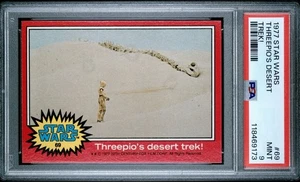 1977 Topps Star Wars #69 Threepio’s Desert Trek! Krayt Dragon C-3PO PSA 9 - Picture 1 of 2