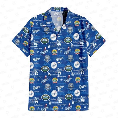 los angeles team dodge hawaiian shirt, Championship Dynasty, men gift - Image 1 of 2