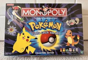 Factory Sealed Monopoly Pokémon Collector's Edition Board Game 1999 Hasbro - Picture 1 of 3