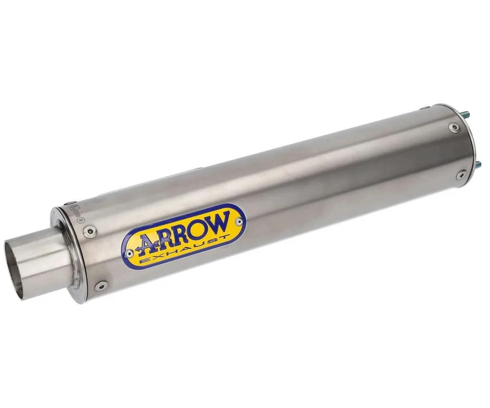 Tubo de Escape Arrow Round Sil Titanio Derbi Gpr 125 Racing 2004 > 2012 - Imagen 1 de 1
