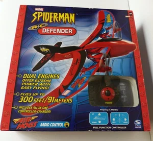 Air Hogs Spiderman R/C Defender Airplane Parts or Repair - Picture 1 of 7
