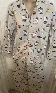 Pottery Barn Hello Kitty Halloween Pajama Set - Cute & Cozy Size S - Picture 1 of 16