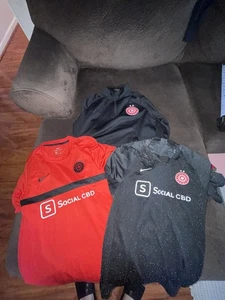 NIKE USWNT PORTLAND THORNS NWSL JERSEY PULLOVER TRAINING LOT S - Picture 1 of 13