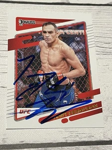 Tarjeta firmada por Tony Ferguson EL CUCUY UFC Donruss certificado de autenticidad JSA IP autografiada CSO a - Imagen 1 de 3