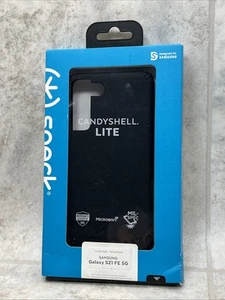 Speck Candyshell Lite Cell Phone Case Cover Black for Samsung Galaxy S21 FE 5G - Afbeelding 1 van 3