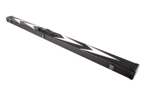 BRITANNIA 3/4 BLACK & WHITE ARROW LEATHERETTE POOL / SNOOKER CASE (C001109) - Picture 1 of 2