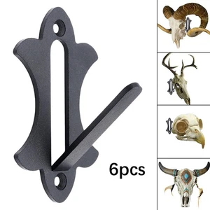 6 Pieces Skull Mount Hanger Indoor Outdoor Decoration for Game Animals Deer Head - Picture 1 of 7
