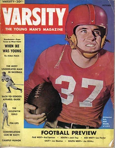 1948 Revista Universitaria Fútbol Doak Walker, SMU Southern Methodist Mustangs JUSTO - Imagen 1 de 1