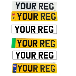 Number Plates - 100% ROAD/MOT Legal Premium Car Registration -STANDARD/3D/4D Gel - Picture 1 of 30