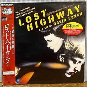 LOST HIGHWAY  David Lynch  1996 JAPAN 2LD LASERDISC WIDE SCREEN PILF-2507 obi