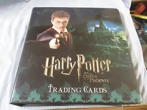 HARRY POTTER AND THE ORDER OF THE PHOENIX BASE SET 1 WITH BINDER & 1 BOX - Picture 1 of 7
