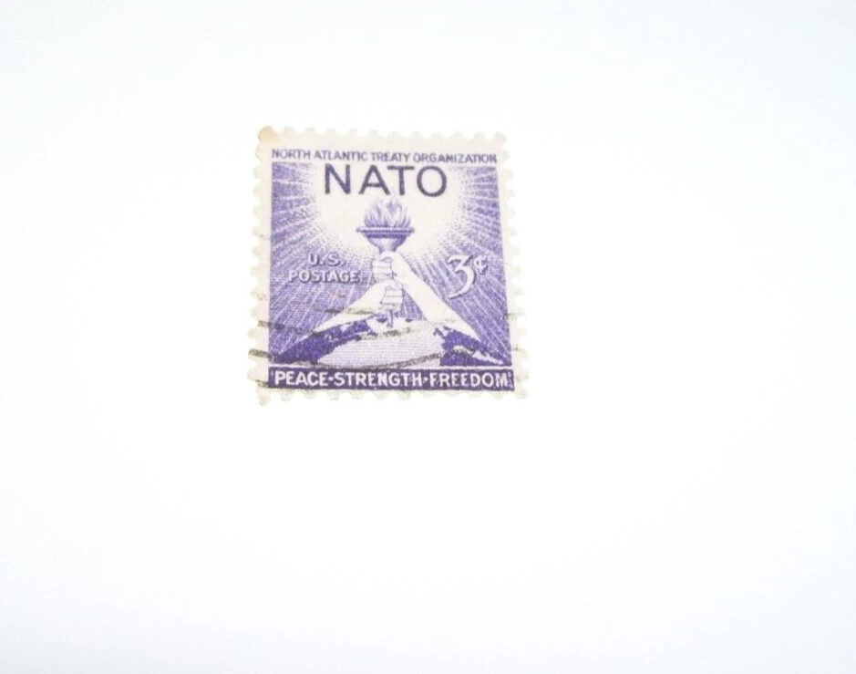 United States Postage Stamp NATO 3 Cent 1952 - Image 1 of 1