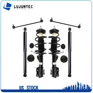 6 Pieces For 2007-2012 Toyota Yaris Front Struts & Rear Shocks & Sway Bar End - Picture 1 of 4