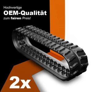 2x Gummikette Baggerkette 180x72x39 für Kubota KX21 Bobcat 418 Minibagger - Bild 1 von 5