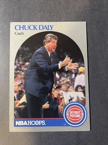 1990-91 NBA Hoops - #312 Chuck Daly Detroit Pistons Basketball Card - Picture 1 of 1
