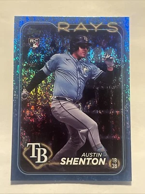 2024 Topps Update Series Blue Foil #US275 Austin Shenton (RC) /999 - Image 1 of 4