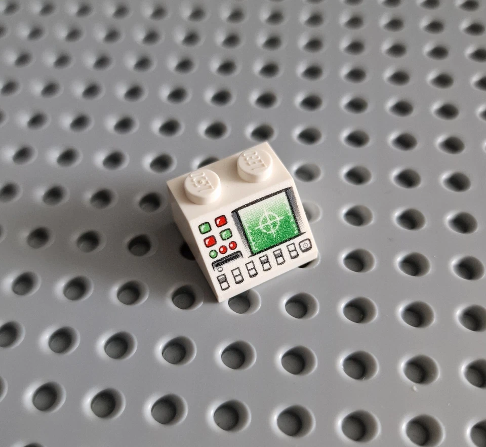 Lego Space Police Schrägstein bedruckt weiß 1 stk 3039pb041 1913039 10191 K001 - Bild 1 von 1