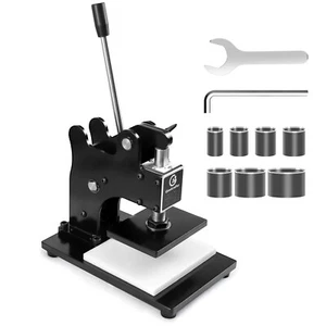 Leather Cutting Machine 1 Ton, 12x9cm Die Cutter Stamping Manual Die Cutter - Picture 1 of 8
