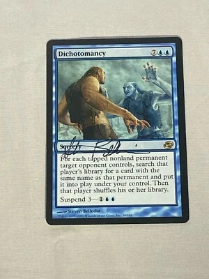 MTG Dichotomancy Artist Proof and Signature Signed Belledin - Image 1 of 2