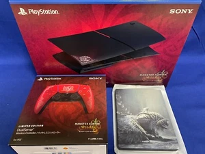 Monster Hunter Wilds DualSense Wireless Controller & PS5 Cover Slim & steelbook - Picture 1 of 17