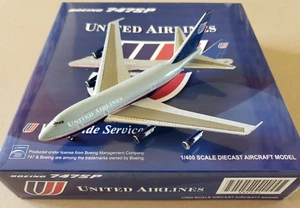 1:400 Boeing 747SP United Airlines N145UA JC Wings - Picture 1 of 6
