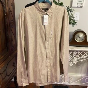 Michael Kors NWT Men's Long Sleeve Casual Office Button Down shirt size XXL - Picture 1 of 6