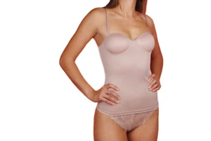 SQUEEM Women's Camisole, Magical Shape Enhancing Cami, Padded Built-in Bra - Picture 1 of 1