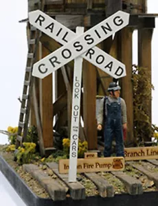 Banta Modelworks 6031 Kit Crossbucks ferroviario scala O - Foto 1 di 1