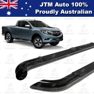 Running Boards Side Steps Black so suit BT50 BT-50 Super / Extra Cab 2012-2020 - Picture 1 of 3