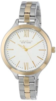 Reloj Caravelle New York by Bulova 45L139 de acero inoxidable bicolor para mujer Foto 1 de 2