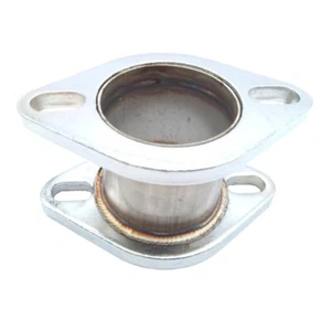 Catback Exhaust Muffler Pipe Extension Flange Steel Adapter 2.5"ID 2 Bolt Flange - Picture 1 of 8