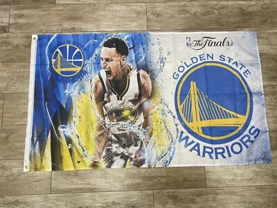 Golden State Warriors 2022 CHAMPIONS 3x5 Ft Banner Flag 2022 Playoffs The Finals - Image 1 of 4