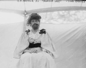 CA Arthur Bearded Lady Society Circus 8x10 Reprint Of Old Photo - Picture 1 of 1