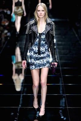 NUEVO CON ETIQUETAS VESTIDO BURBERRY PRORSUM PASARELA MUJER $2795 SEDA Y CUERO TALLA US 8 EU 42 Foto 1 de 4