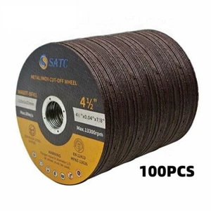 200 PCS 4-1/2" x .040" x 7/8" Cutting Discs Metal Stainless Steel Cut-Off Wheels - Picture 1 of 12